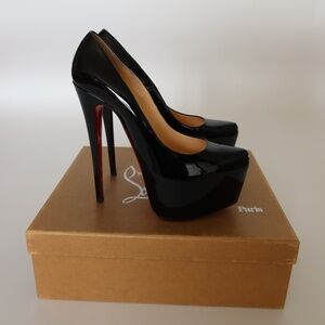 Christian Louboutin Daffodile Patent Leather Pumps
